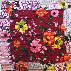 Kenzo 100% silk scarf